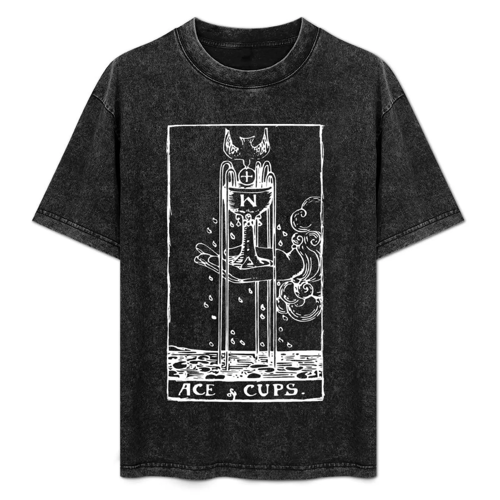 

The Ace of Cups Tarot T-Shirt sweat cheap stuff designer t shirt men