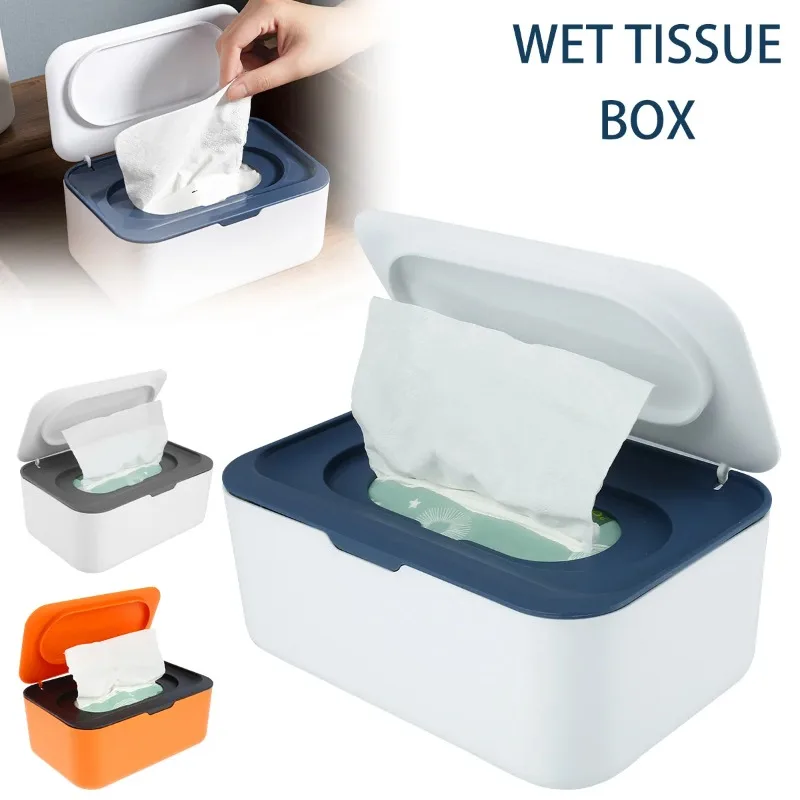 Wipes Dispenser Dustproof Tissues Wipes Case with Lids Multifunctional Baby Wipe Holder Large Capacity Sealing Container Case