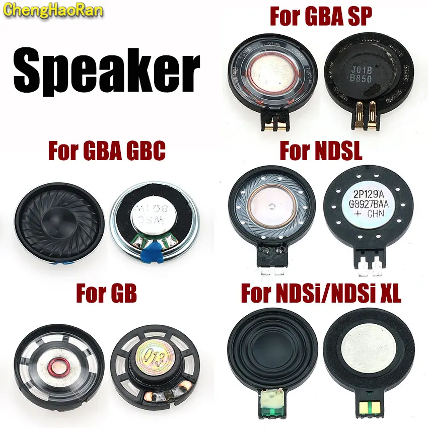 

ChengHaoRan 1pcs 20mm 23mm 28mm Horn Louder Speaker For Gameboy Color Advance SP GBC GBA SP For NDSL NDSi LL XL LoudSpeaker