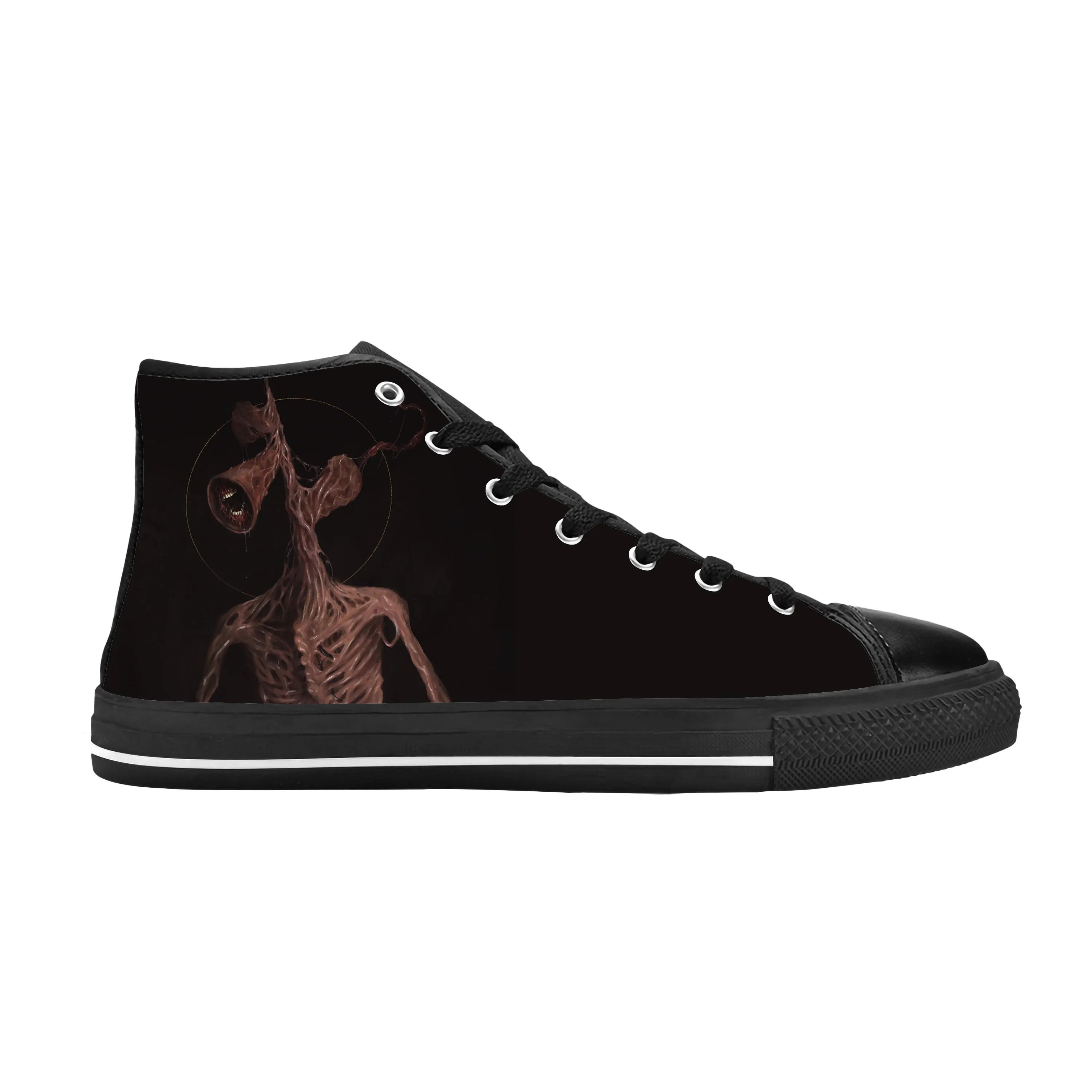 Head Horror Scary Halloween Monster Gothic Sirens Casual Cloth Shoes High Top Comfortable Breathable 3D Print Men Women Sneakers