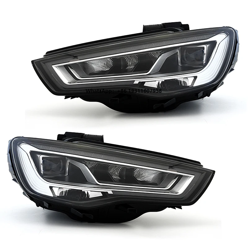 

New Complete LED Assembly for A3 8V Headlights 6000k Color Temperature for Modifying