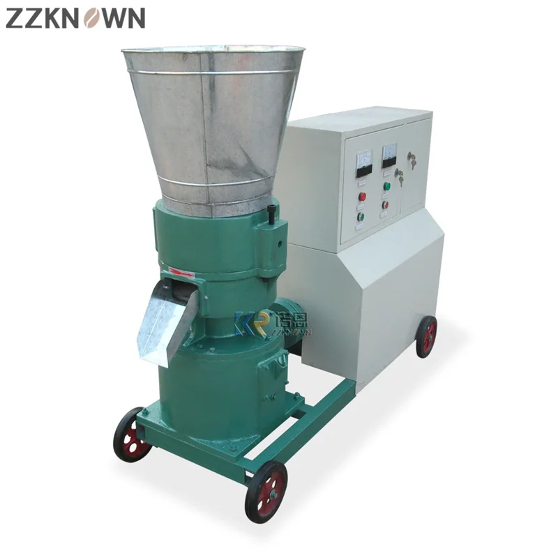 Chicken Livestock Poultry Processing Making Machine Fertilizer Equipment Extrusion Granulator Animal Feed Pellet Machines