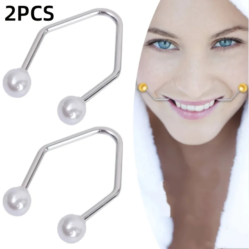 2pcs Facial Dimple Trainer Device Suitable for Lip & Cheek Dimple Creation, Non- Dimple Maker Aid for Dimple Training