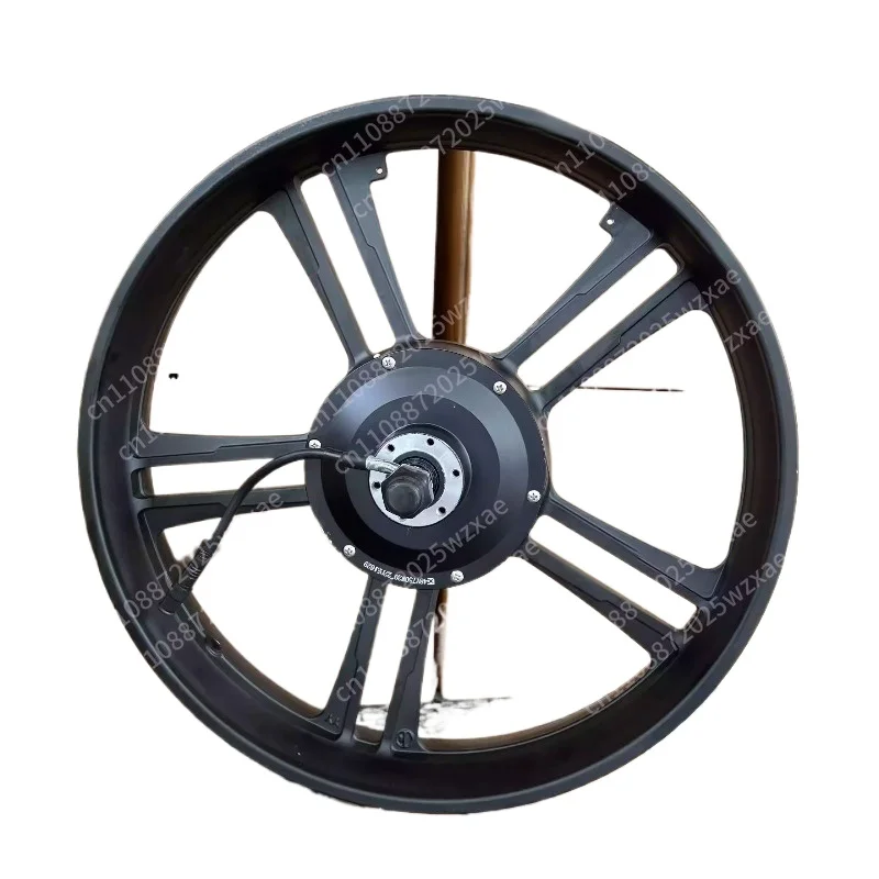 48V 750W 20 Inch Hub Motor with Sensor for Snowmobile/ATV/UTV Conversion Kit  Compatible with Waterproof Design