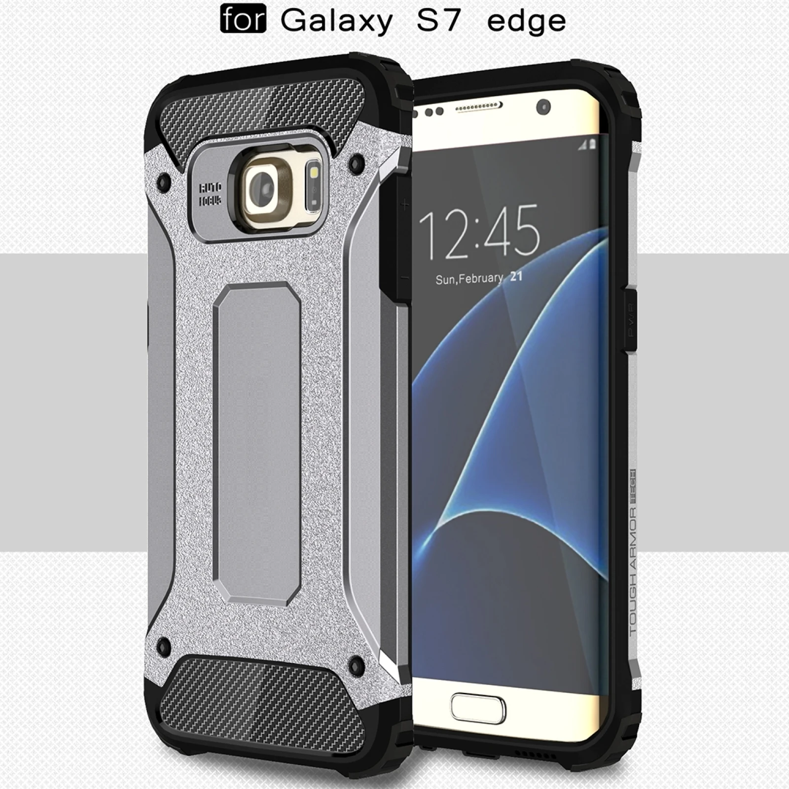 Phone Case For Galaxy S7 Edge / G935 Tough Armor TPU + PC Combination Case