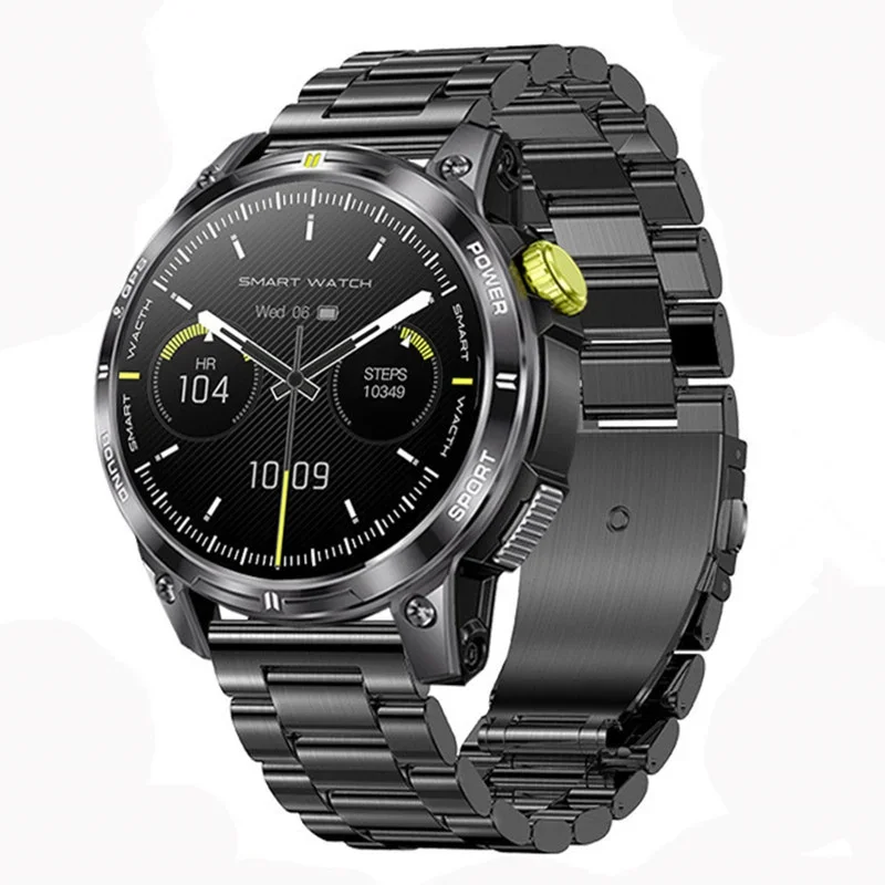 Gaines Amoled Smart Watch NX18 Pro Men Outdoor GPS Sports Fitness Tracker Smartwatch Compass Bluetooth Calling Health Monitor