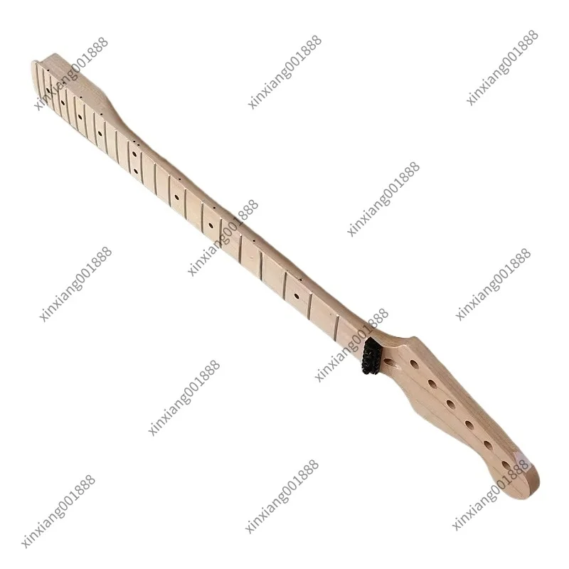 For 22 Frets Double Locking Electric Guitar Neck Maple Gloss Guitar Handle DIY Replacement Parts