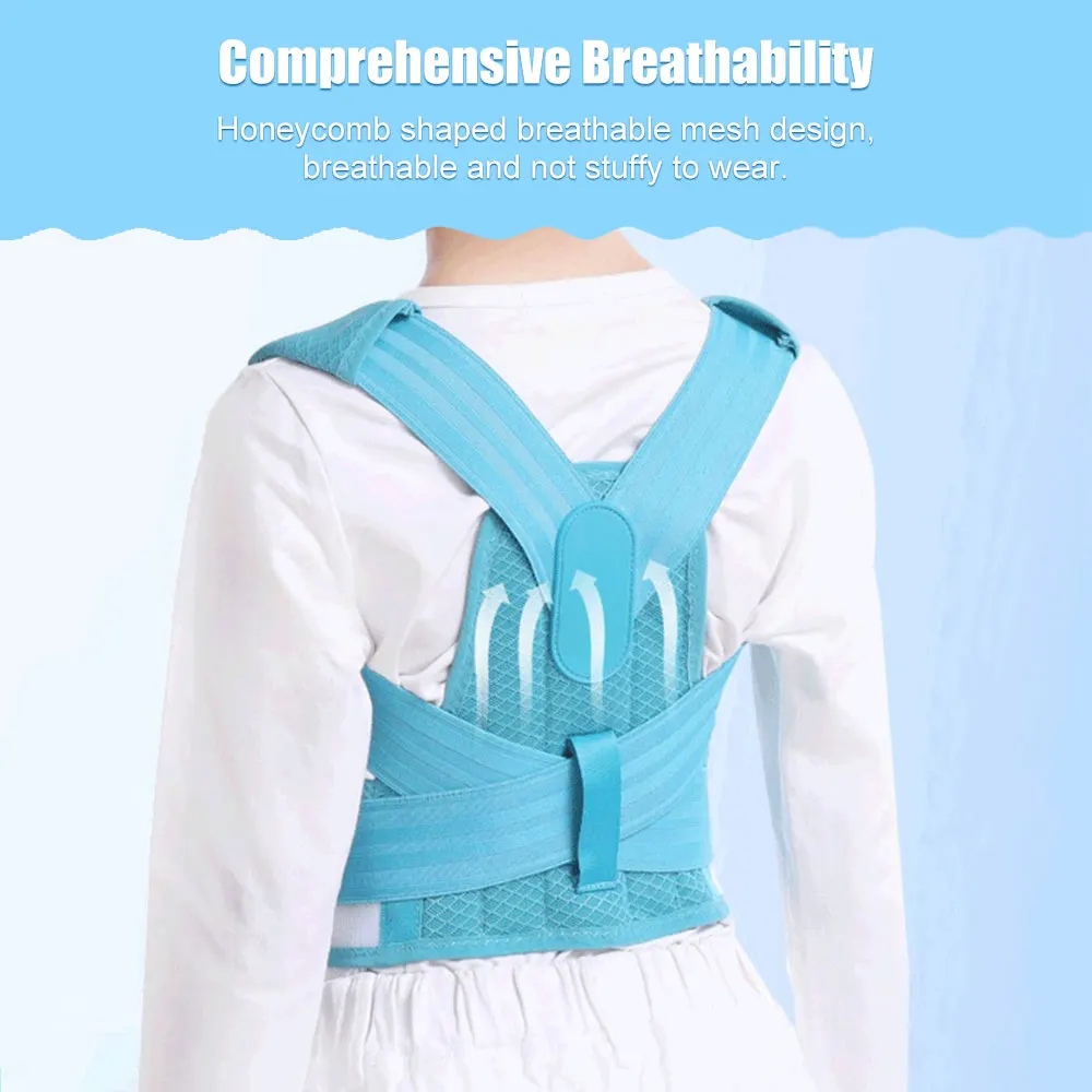 Back Brace Posture Corrector for Children Back Lumbar Support Shoulder Posture Support for Improve Posture & Back Pain Relief