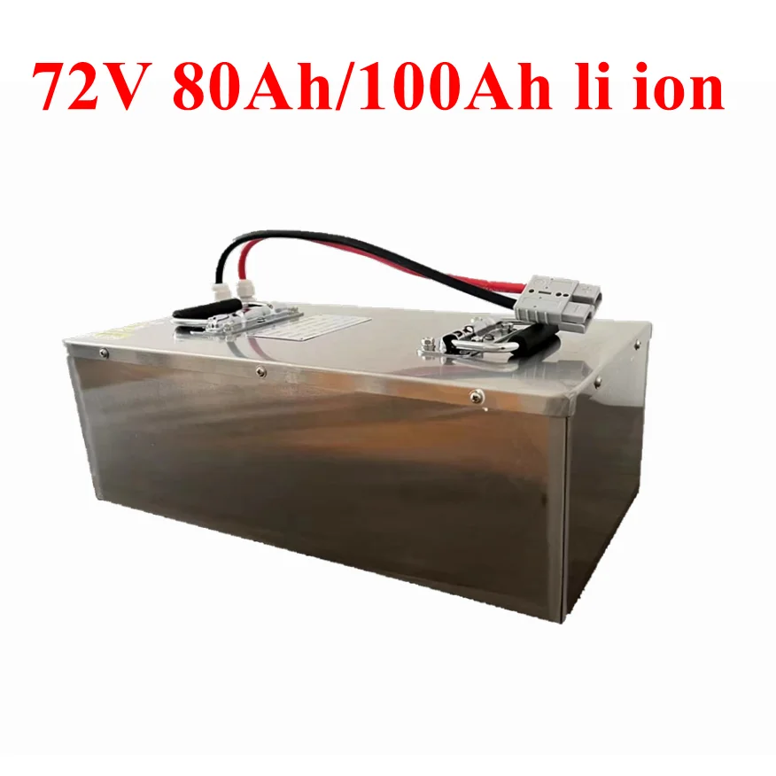 

Lithium battery 72v 80Ah li ion 72v 100ah lithium ion for 7000w golf club bicycle bike tricycle motorhome +10A charger