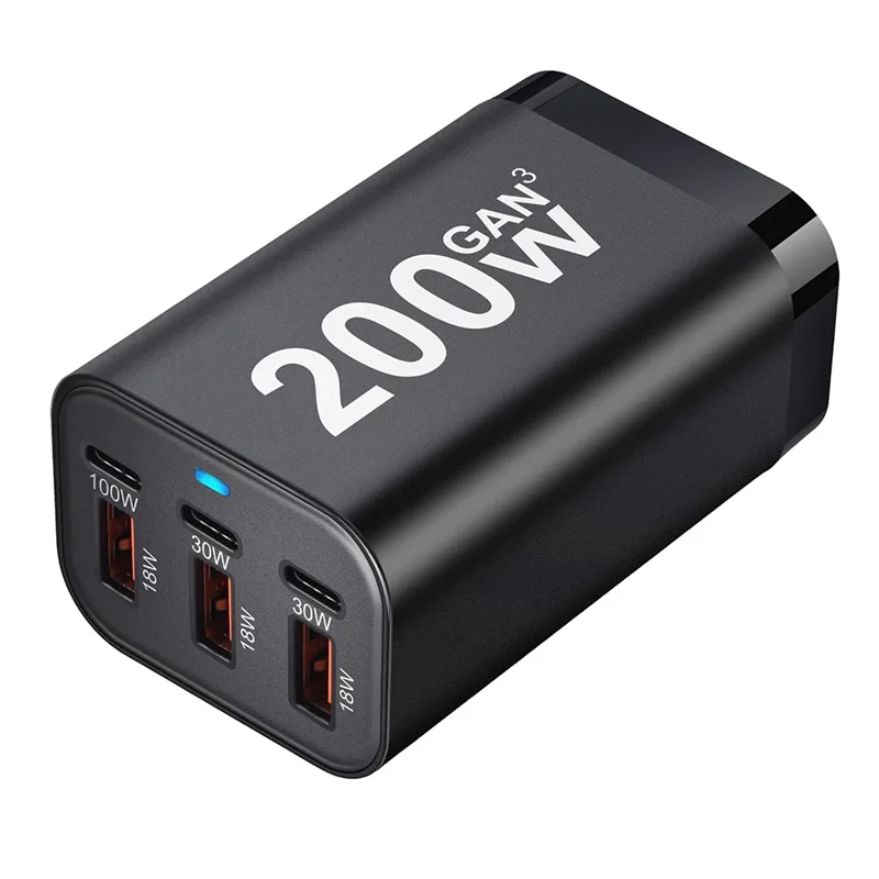 A97I-نمط جديد 200 واط غان سطح المكتب 3C3A شاحن عبر الحدود مخصص غان شاحن الهاتف المحمول غان تهمة الولايات المتحدة التوصيل #4