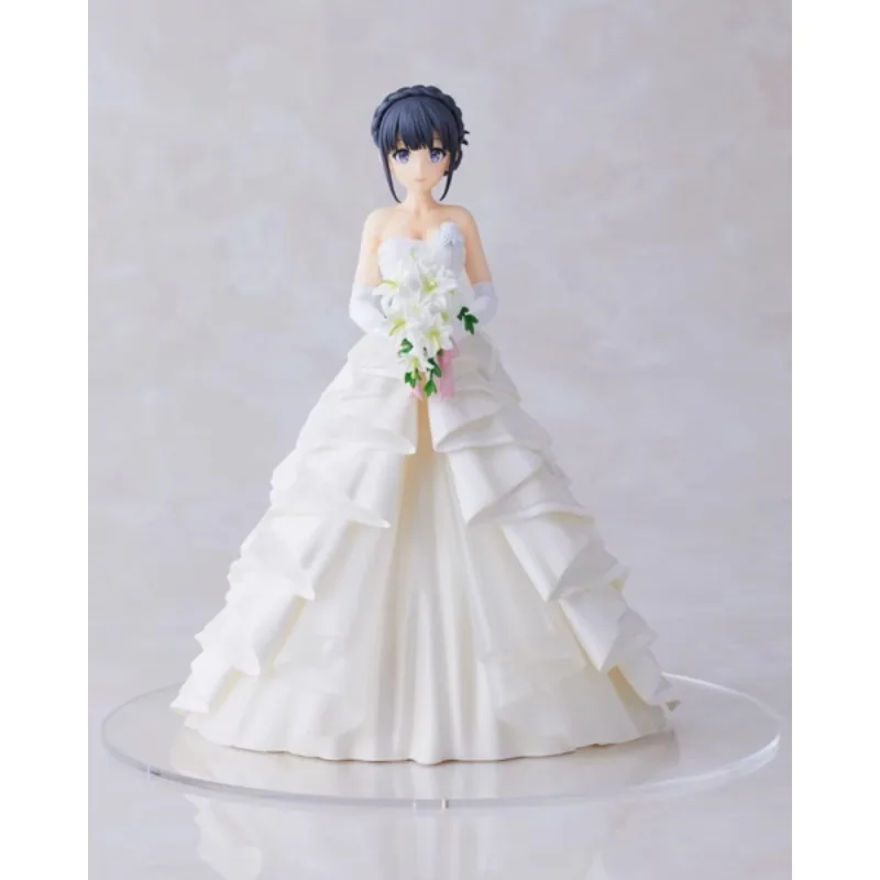 

Aniplex Rascal Does Not Dream of Bunny Girl Makinohara Shoko Wedding Dress Anime Action Figures Collect Model Toys Gift NO Box