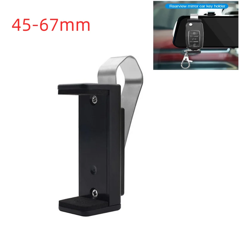 Carro Sun Visor Clip Holder, Garagem Controle Da Porta, Auto Fastener Suporte, Portão Remoto, Acessórios Do Carro, 45-67mm