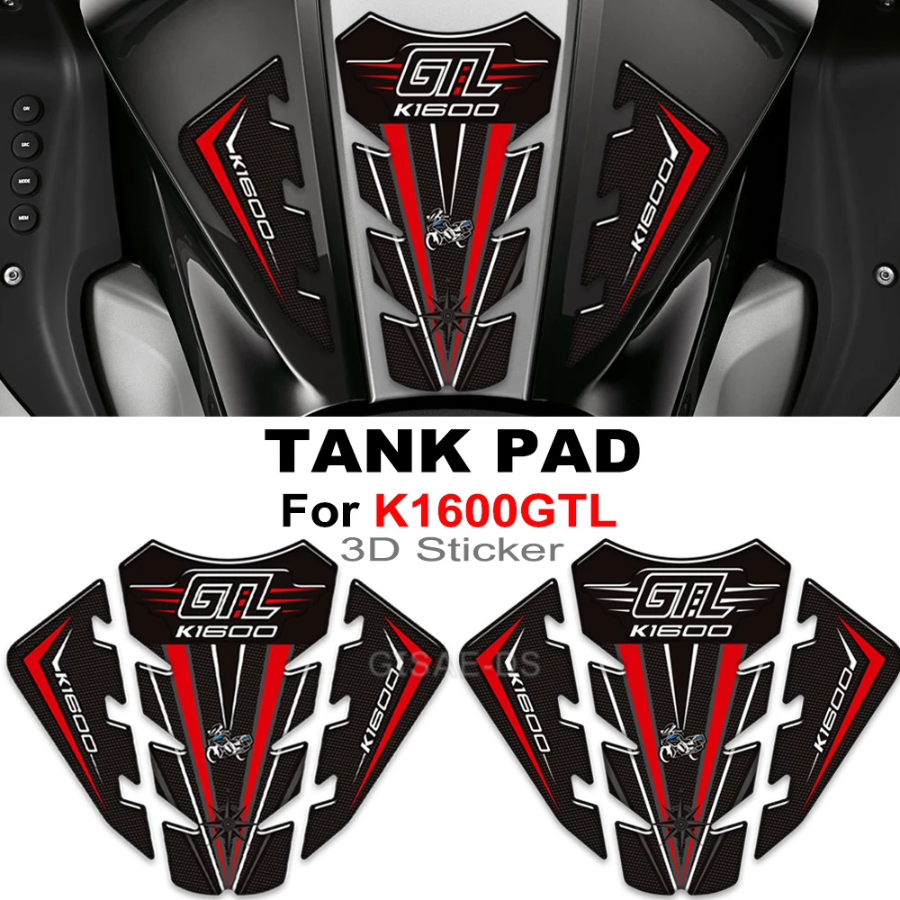 3D Resin Sticker Kit For BMW K1600GTL K1600 K 1600 GTL 2015 - 2021 Motorcycle Tank Pad Waterproof Protective kit Sticker