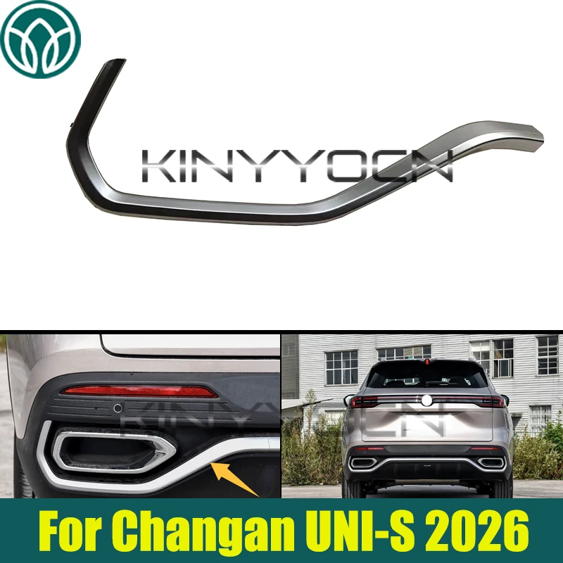 Car Rear Bumper Lower Trim For Changan UNI-S 2026 Rear Bumper Trim Bezel Replacement