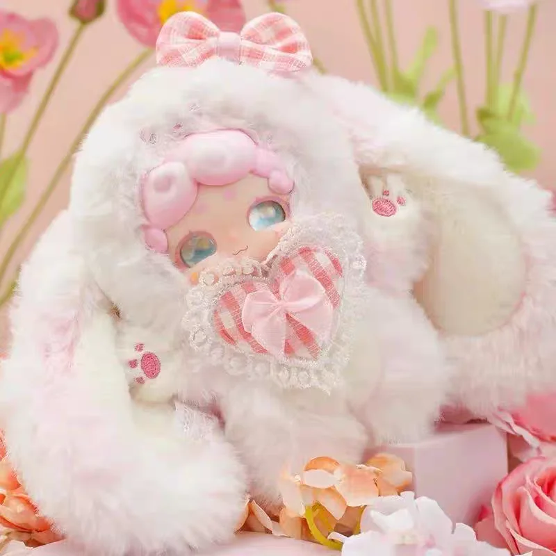 DeerNai Goodnight Rabbit Series mignon vinyle boîte aveugle Figure à collectionner ornement décor cadeau pour anniversaire filles jouet pendentif