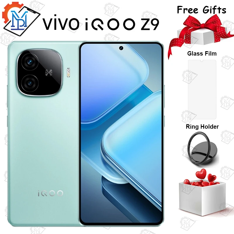 

2024 Original Vivo IQOO Z9 5G Mobile Phone 6.78 Inch AMOLED 144Hz Screen Snapdragon 7 Gen 3 Octa Core Battery 6000mAh Smartphone