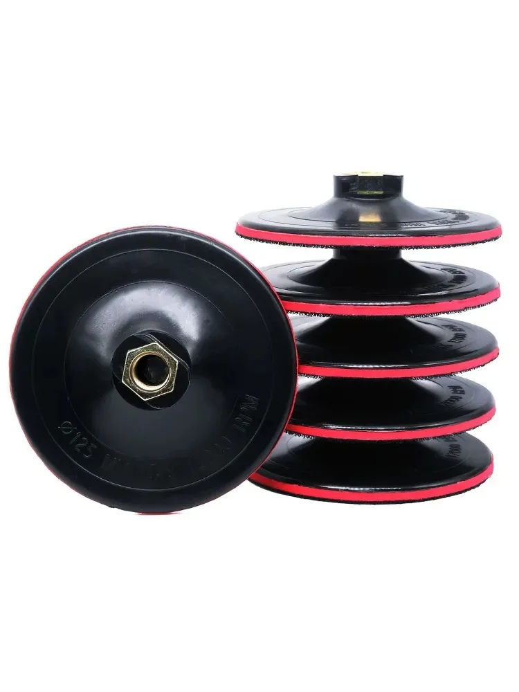 1PCS 5 Zoll Schaum Kunststoff Stützteller M14 5/8-11 Schleif Disc Backer Für Winkel Grinder Polieren Pads Polieren Rad Kleber
