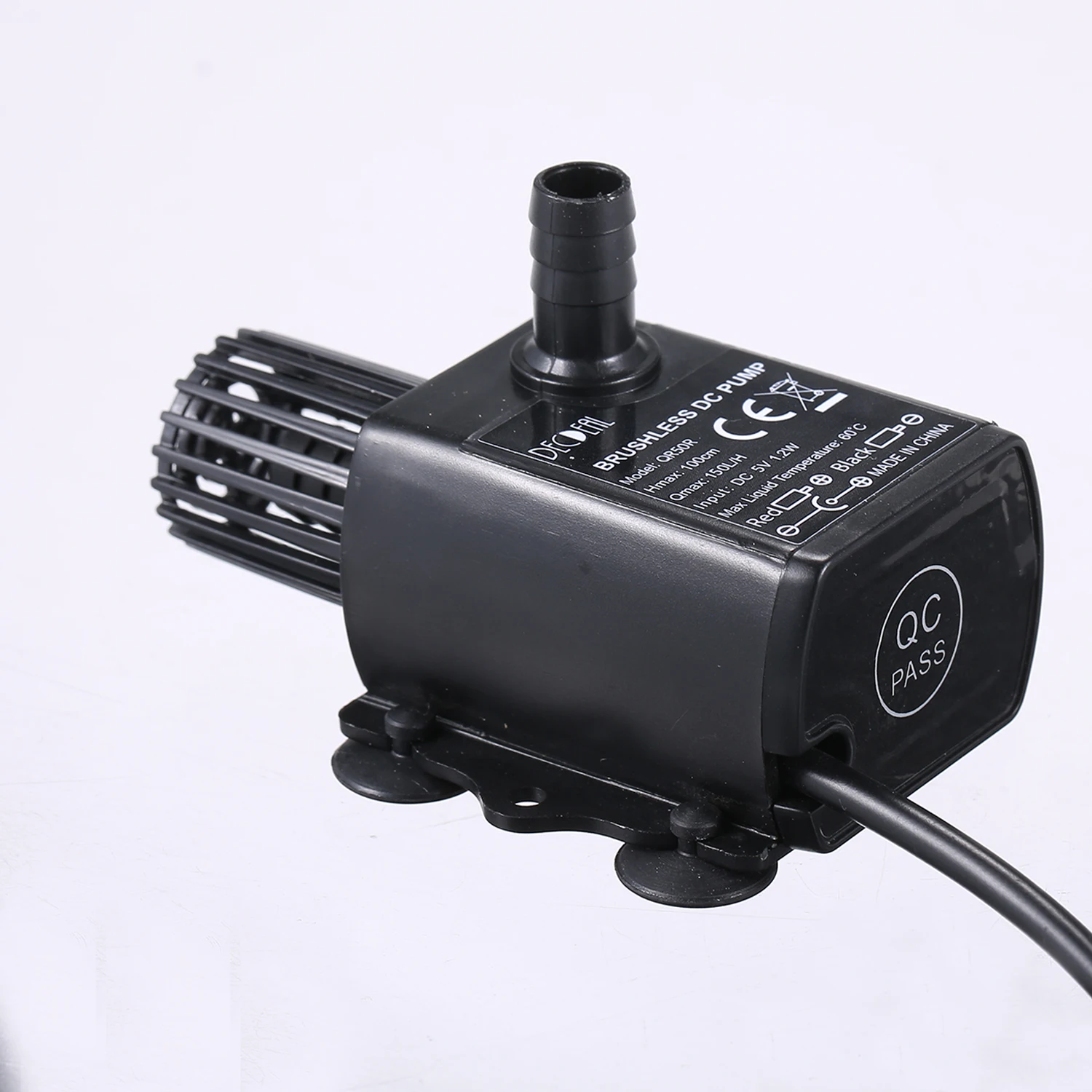 DECDEAL USB Water Pump with Strainer Ultra-quiet Mini DC5V Micro Brushless Water Oil Pump Waterproof Submersible Fountain Pump
