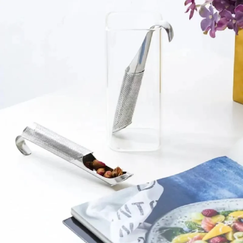 

Stainless Steel Tea Infuser Creative Pipe Design Metal Tea Strainer for Mug Fancy Filter for Puer Tea Herb Tea Tools Accessories