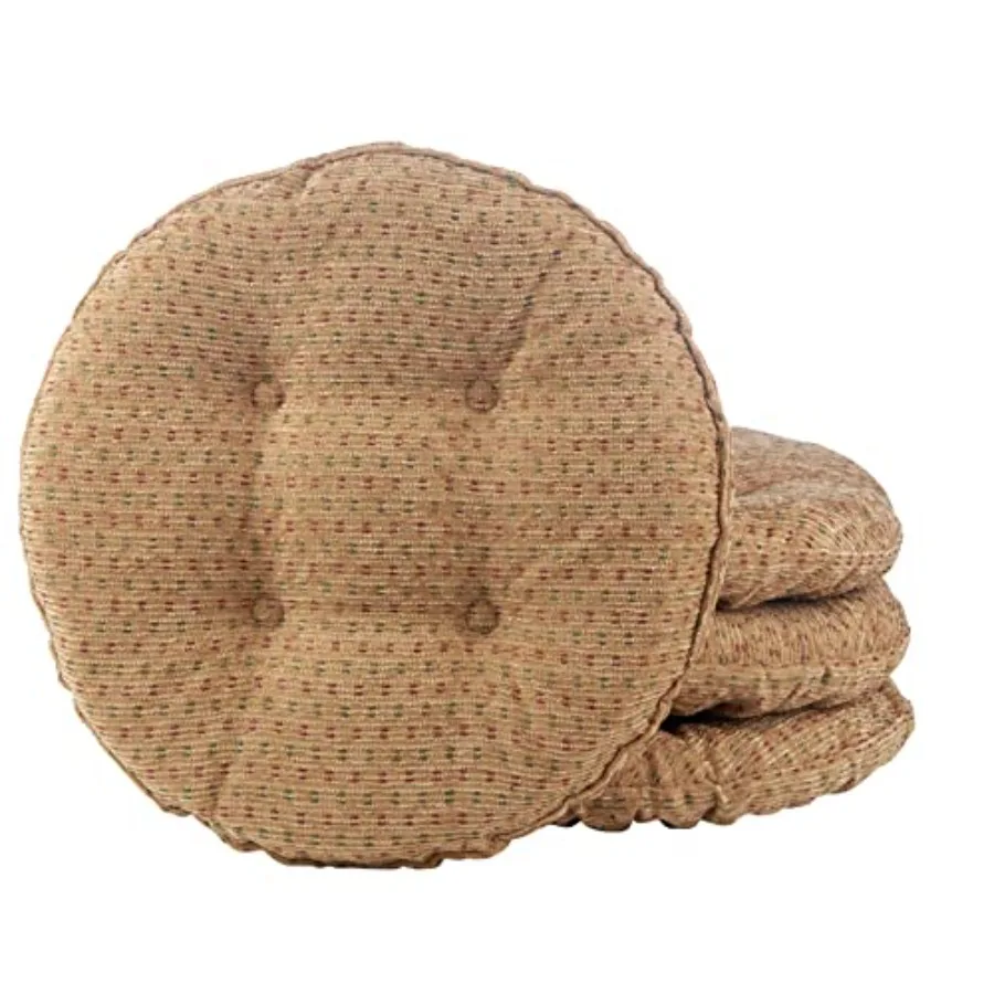 

Raindrops The Gripper Non-Slip Tufted Barstool Cushion, Round Barstool Cover for Dining Rooms, Cafes, Bars and Restaurants, 14