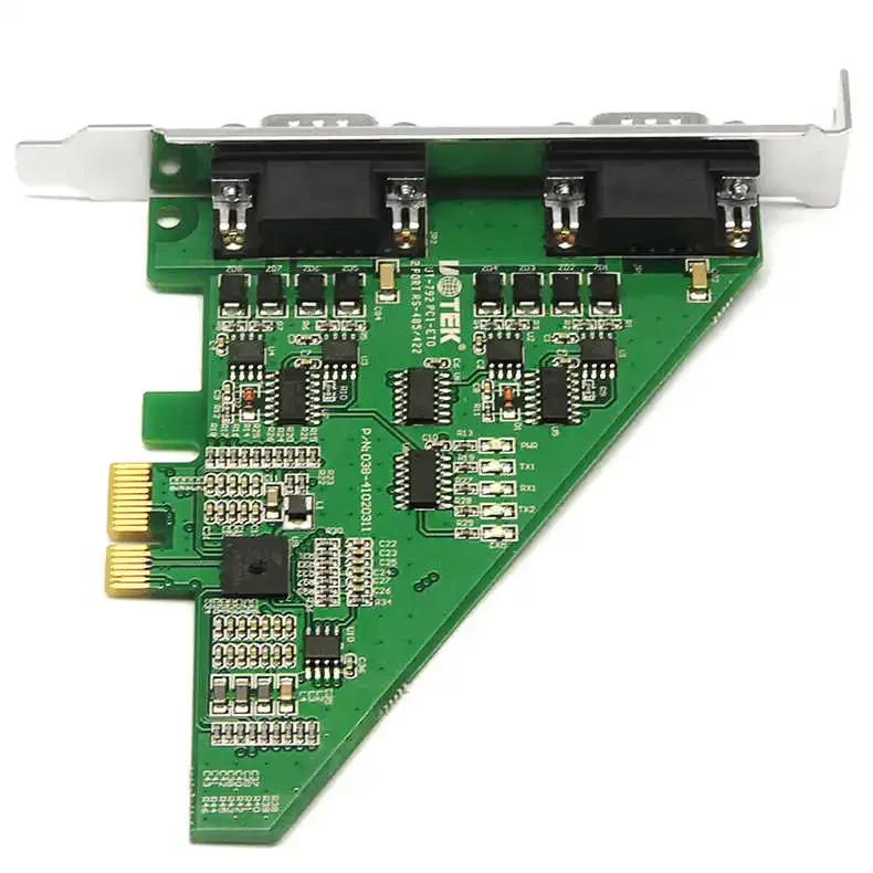 PCI-E To 2-port RS-485/422 Serial Card Industrial Grade Surge Protection UT-792