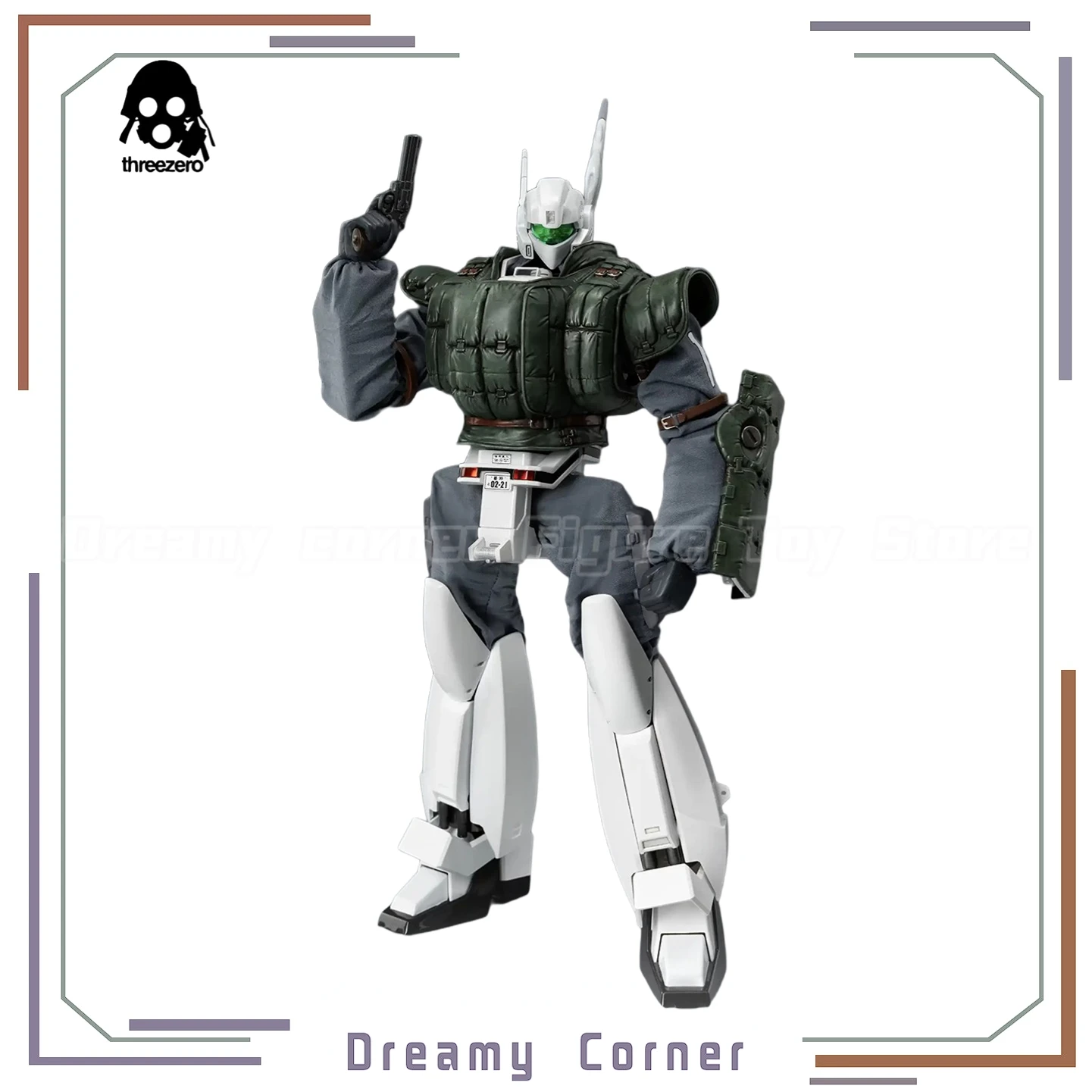

【In Stock】Original Threezero ROBO-DOU 3Z0211 3Z0505 3Z0506 PATLABOR THE MOBILE POLICE AV-98 Ingram Unit 1/35 Mecha