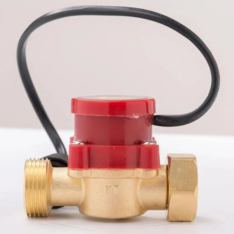 HT-30 DC Flow Switch Full Copper Water Pump Pressure Control Electronic Magnetic High Temperature Resistance Sensor 110V