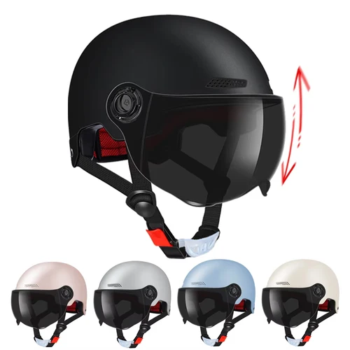 Casco de motocicleta para hombres y mujeres, medio casco clásico Retro para patinete, casco de ciclismo ultraligero, casco de motocicleta para bicicleta de montaña