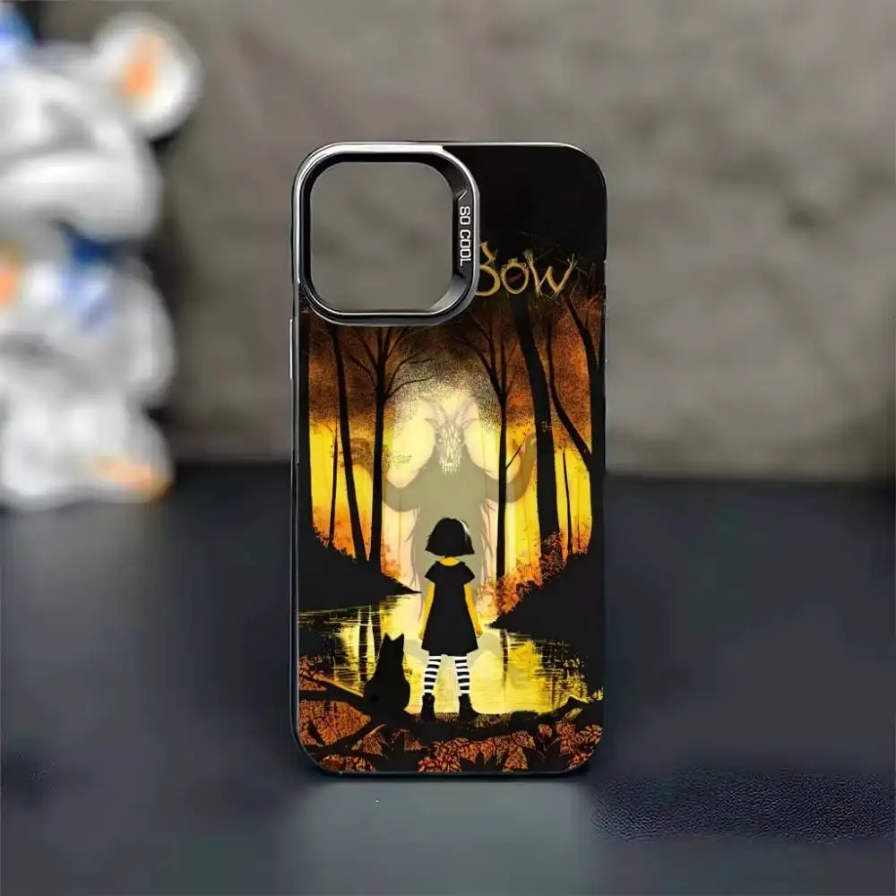 Game F-Fran Bow Phone Case For iPhone 17 16 15 14 13 12 11 Pro Max Plus Silver candy Matte Cover