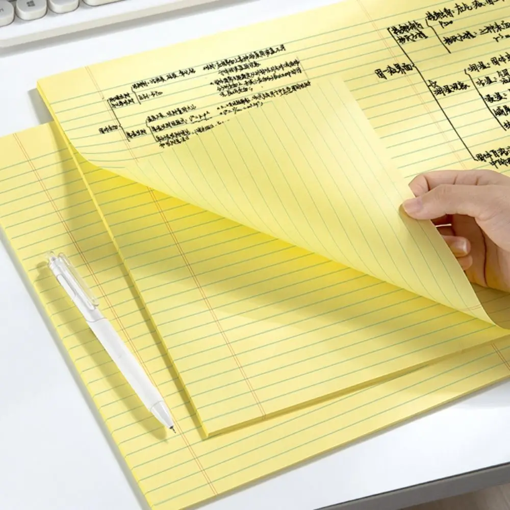 50sheets Thickened A3 A3 Notebook Mind Map Planning Students Writing Notepad Tearable Legal Pad Back To School Gift