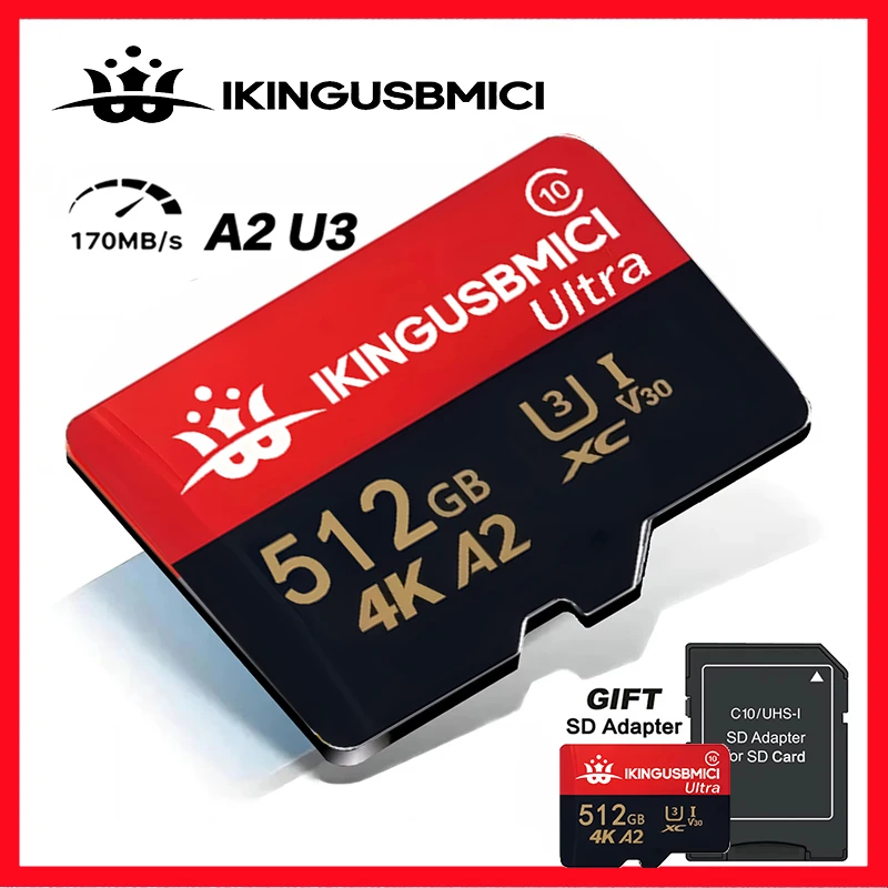 

Efficient Memory Card TF Cards Micro SD Card SD Cards 64GB 128GB 256GB High Endurance 4K A2 V30 for Digital Devices Phone