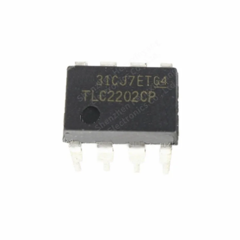 10PCS TLC2202CP DIP-8 in-line amplifier chips