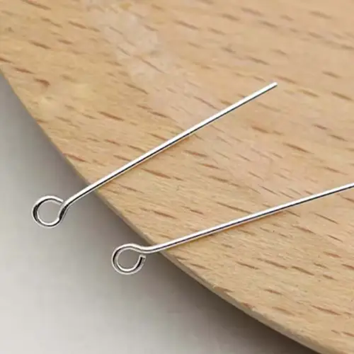 6pcs Real Pure Solid 925 Sterling Silver Needle Pins for DIY Jewelry Making Findings Earring Necklace Connector Part Base - Image 7