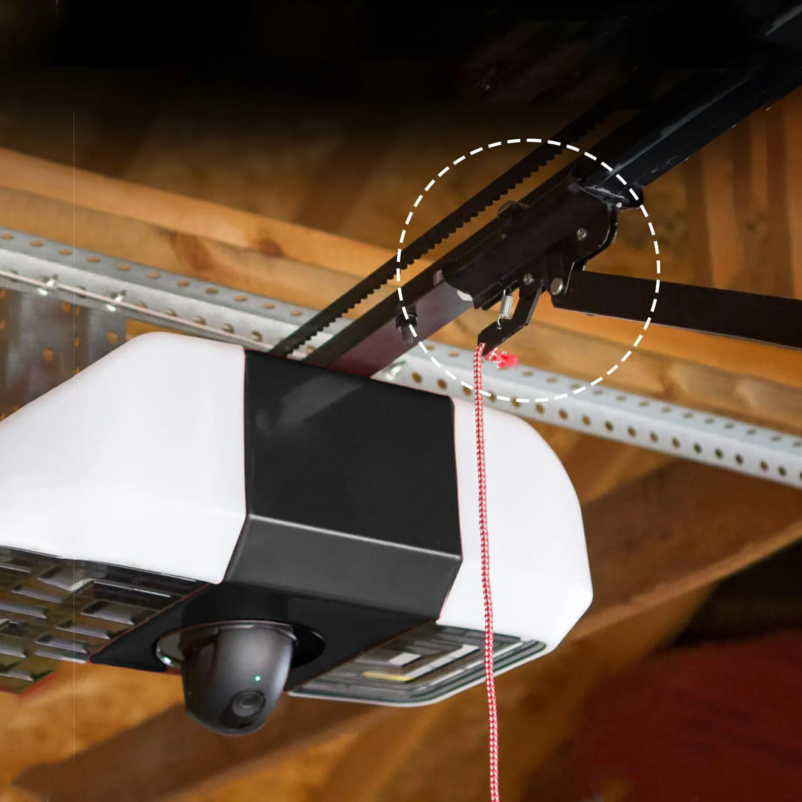 Kompletny zestaw napędu do bramy garażowej, pasujący do napędu paskowego LiftMaster, wózek napędowy 41B3869-1 41B3869-3