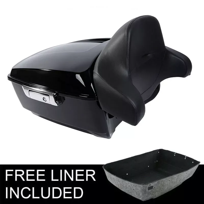 

Motorcycle King Pack Trunk Backrest Pad Fit For Harley Touring Tour Pak Road King Street Glide 2014-2025
