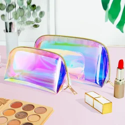 Bling Bling Holographic Beauty Makeup Bag Organizer Pouch Iridescent Clutch Cosmetic Bag Waterproof Dream Colorful Neceser Mujer