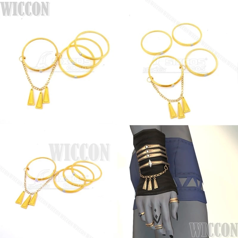 Spaekona's Wrist Torques Cosplay Prop Accessory Wristband Game Final Fantasy XIV FF14 Holloween Party Show Men Women Roleplay