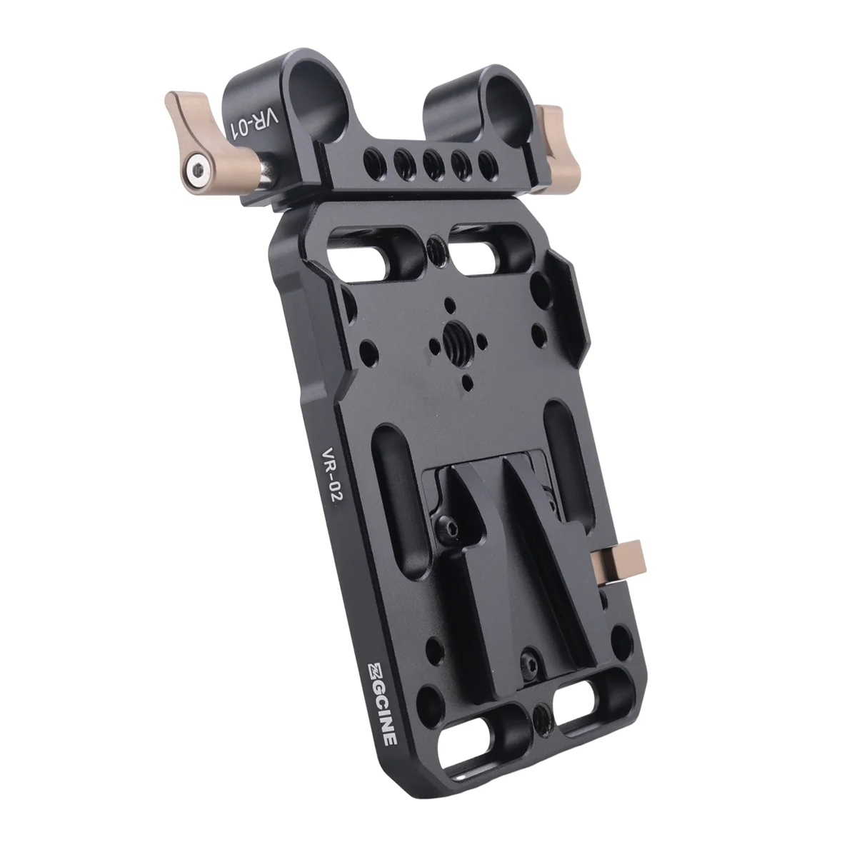 

Переходная пластина для аккумулятора RISEN VR с V-образным креплением, разветвитель питания с с стержневым зажимом 15 мм и автоматической блокировкой для камеры DSLR