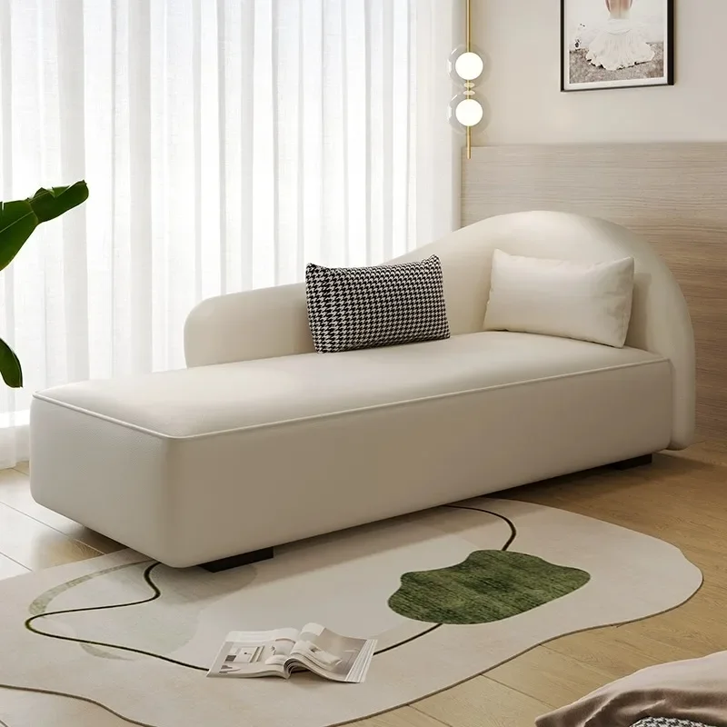 #Lounge Water Proof Sofa Minimalistic Armrest Nordic Puffs Living Room Sofas Bed Lazy Loveseat Divano Letto Home Furniture