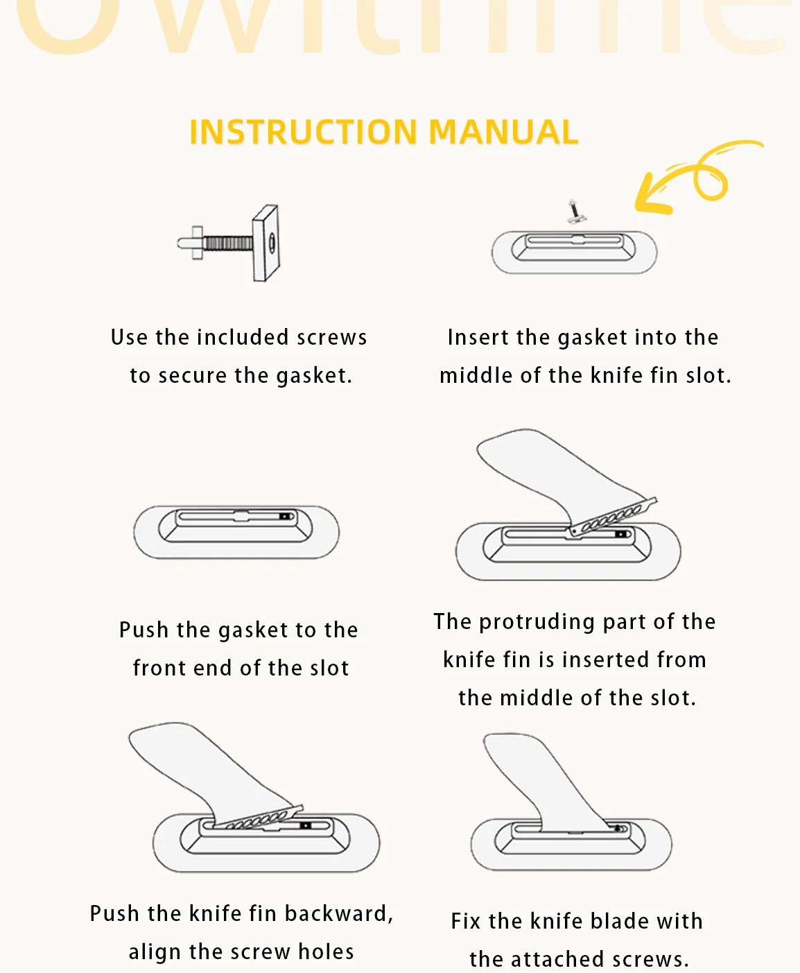 10-Zoll-SUP-Einzel-Mittel-Surf-Finne, Nylon-Longboard-Finne mit Schraubgewinde, universell passend für aufblasbare Paddleboards, Wassersport-Ersatzteile – Detail 4