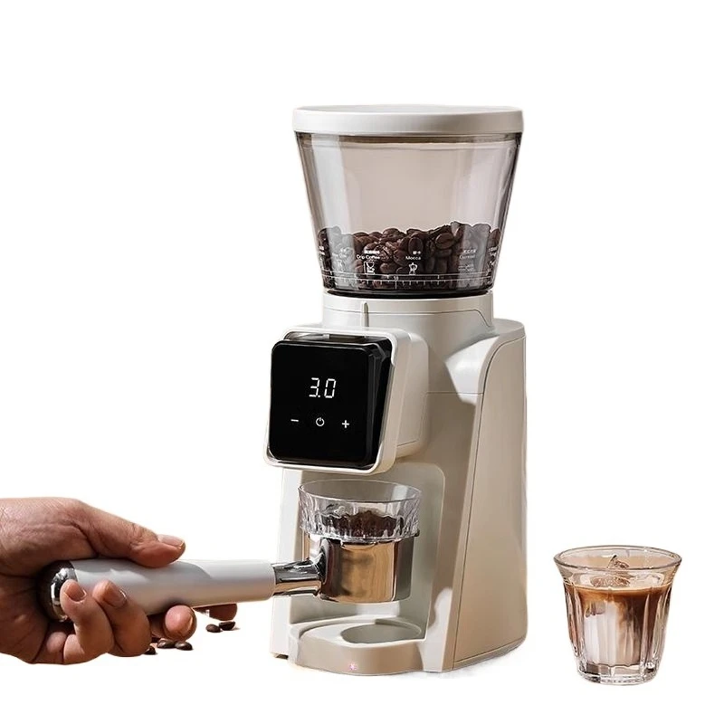 

Electric grinder automatic coffee bean grinder home pour-over Italian grinding machine