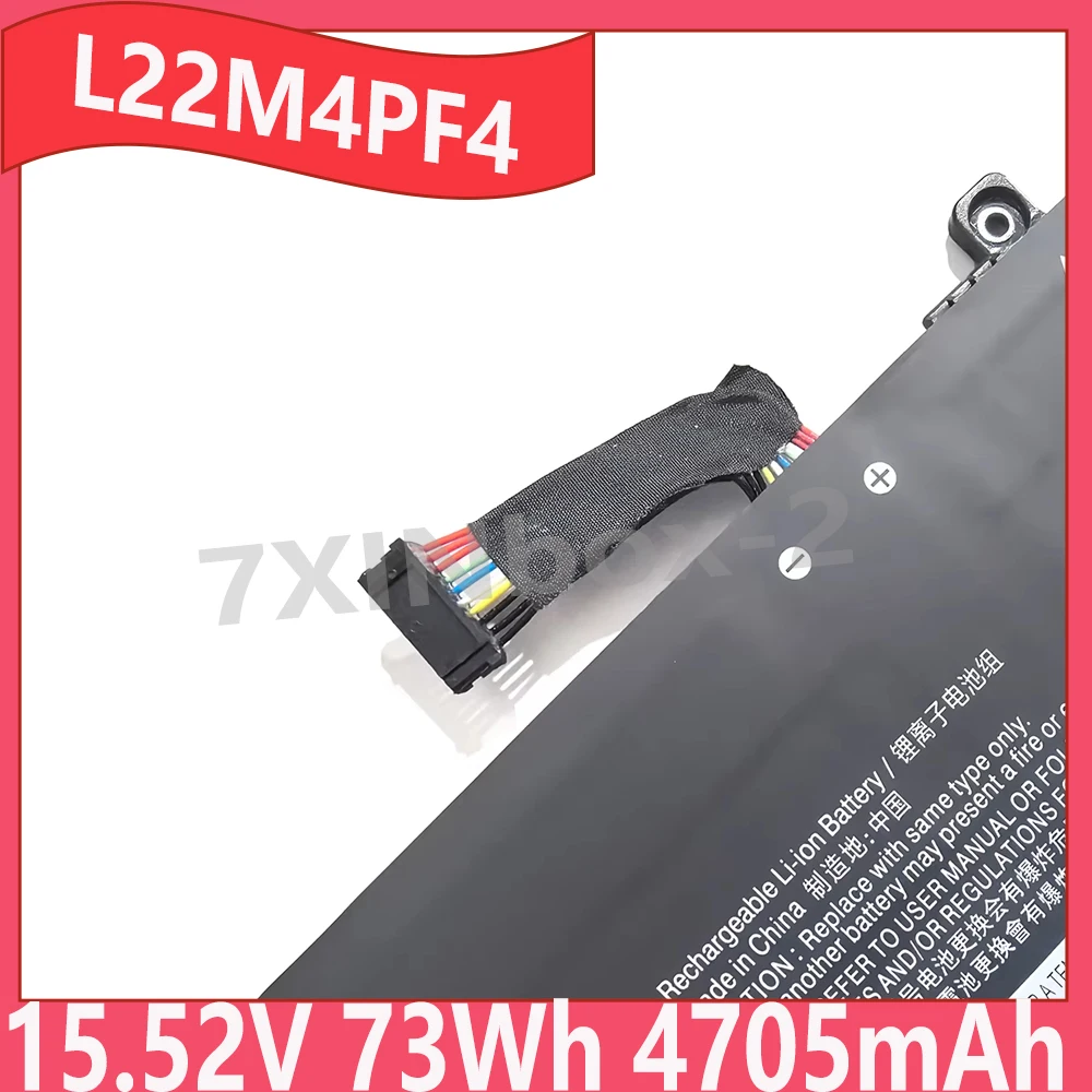 

L22M4PF4 15,52 В 73 Втч 4705 мАч аккумулятор для Lenovo Yoga Pro 7 14AHP9 14IRH8 14ASP9 14APH8 L22C4PF4 L22D4PF4 L22L4PF4 бесплатные инструменты