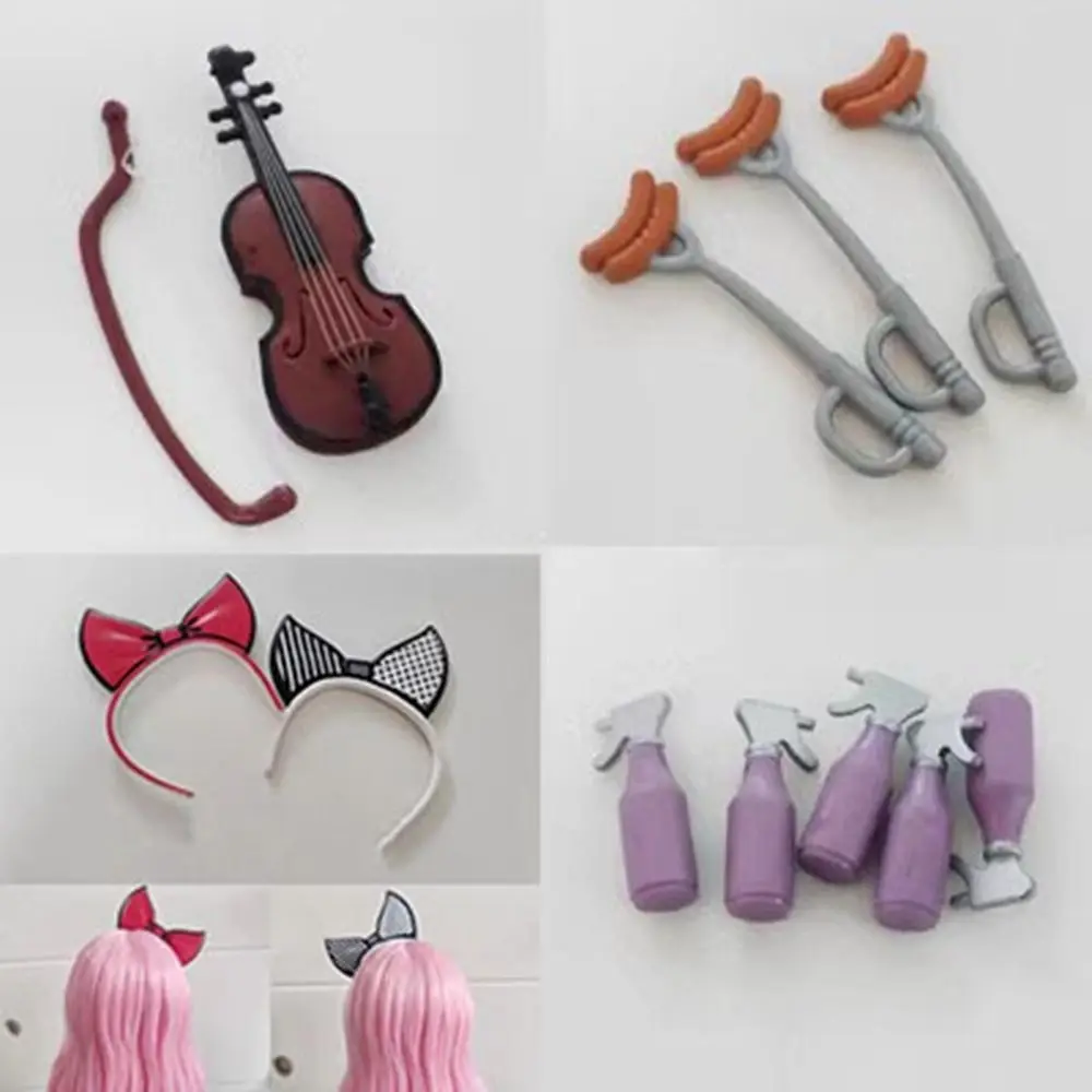 Fashion Doll Heart Shaped Bag Cute Headband Mini Eyeglasses For 30cm Doll 1/6 Doll Accessories Dollhouse Tableware