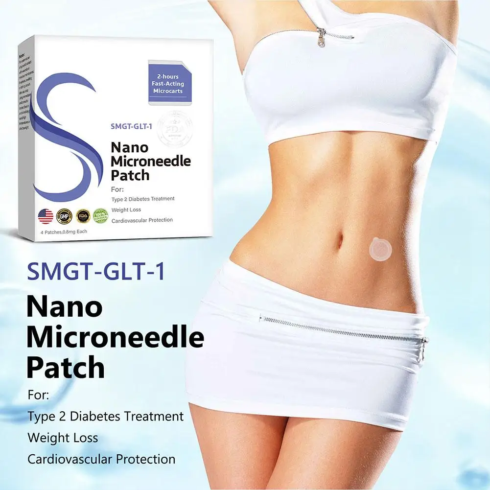 

1/2/3PCS Smgt-Glp-1 Nanos Microneedles Patch Long-Lasting Glp-1 Microneedle Patch Ultra-Thin Gentle Microneedles Painless