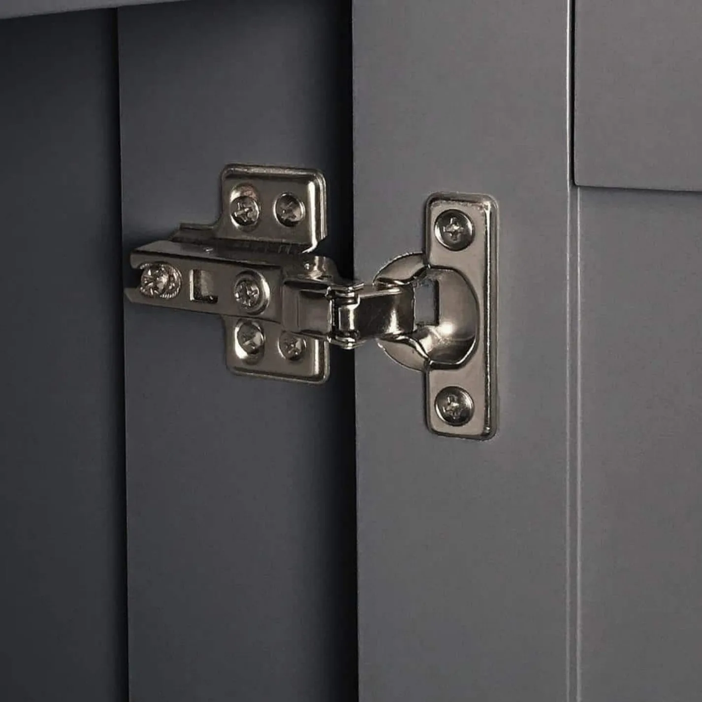 US 24 em. W x 18 polegadas D x 34 polegadas Único Banheiro Vanity Top em Huron Gray, H, Pia Incluída