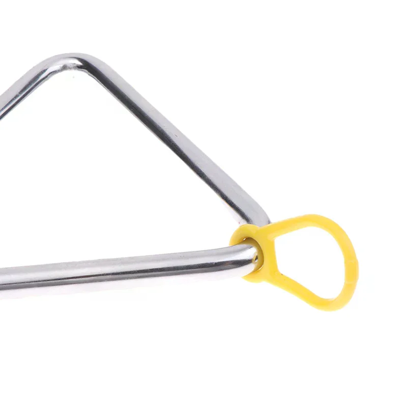 

Детское музыкальное просветление с ударным ритм-треугольником, 4/5/6/7/8/9/10 дюймов, ручной ударный инструмент, музыкальный стальной треугольник