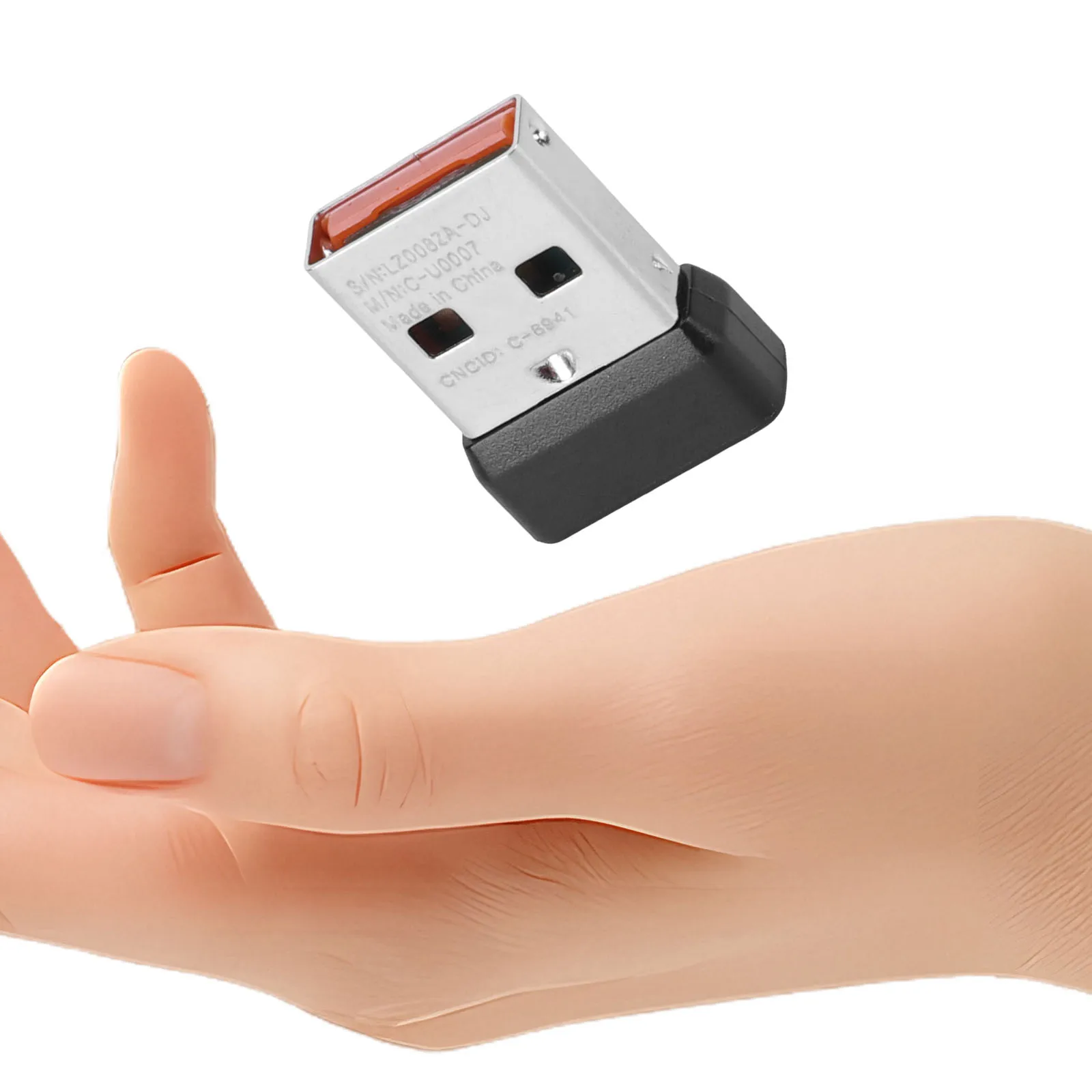 

USB Receiver for Logitech Keyboard Mouse MK220 MK235 MK240 Universal Pairing USB Receiver Replacement Lightweight Plug and Play