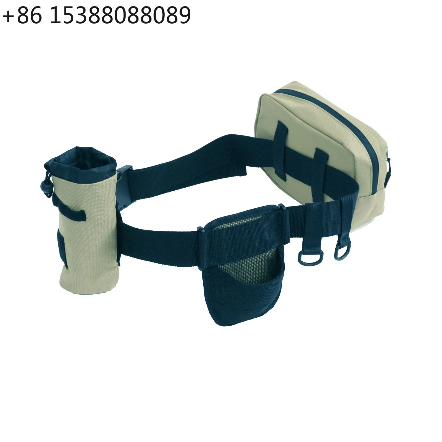 Minimal fishing belt top giant belt waterproof bag water cup bag removable sea fishing belly top belt waist pole holder （1pcs）