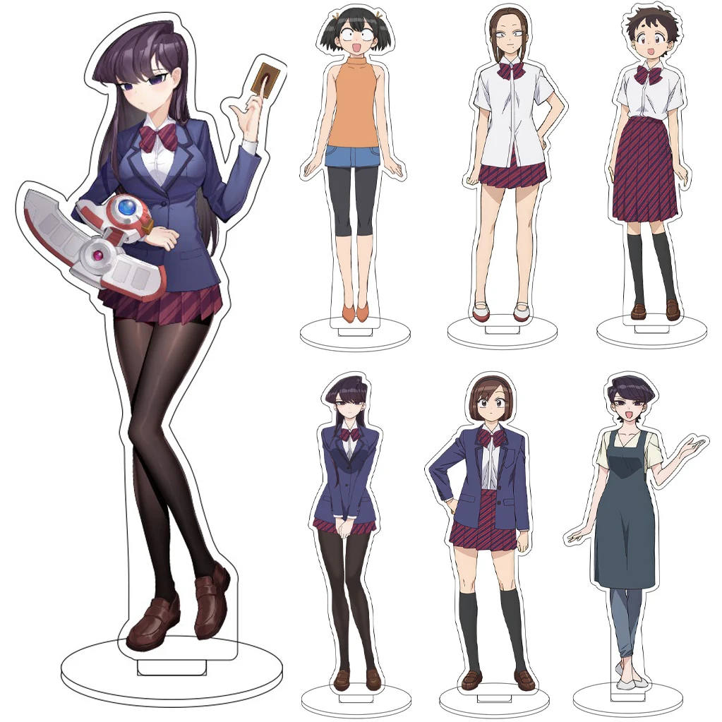 Anime Komi no puede comunicarse Cosplay soporte modelo placa Komi Shoko figura acrílica de pie regalos de navidad