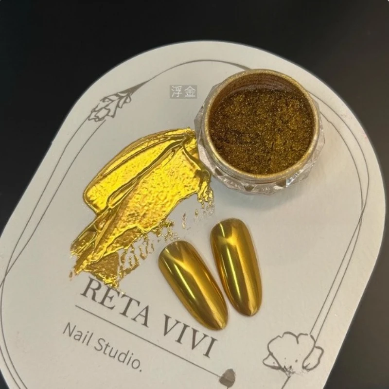 Poudre à ongles miroir chromé, 10 boîtes, métallique, argent, or, bleu, Nail Art, paillettes, flocons de pigments à frotter, poussière pour bricolage, manucure de luxe